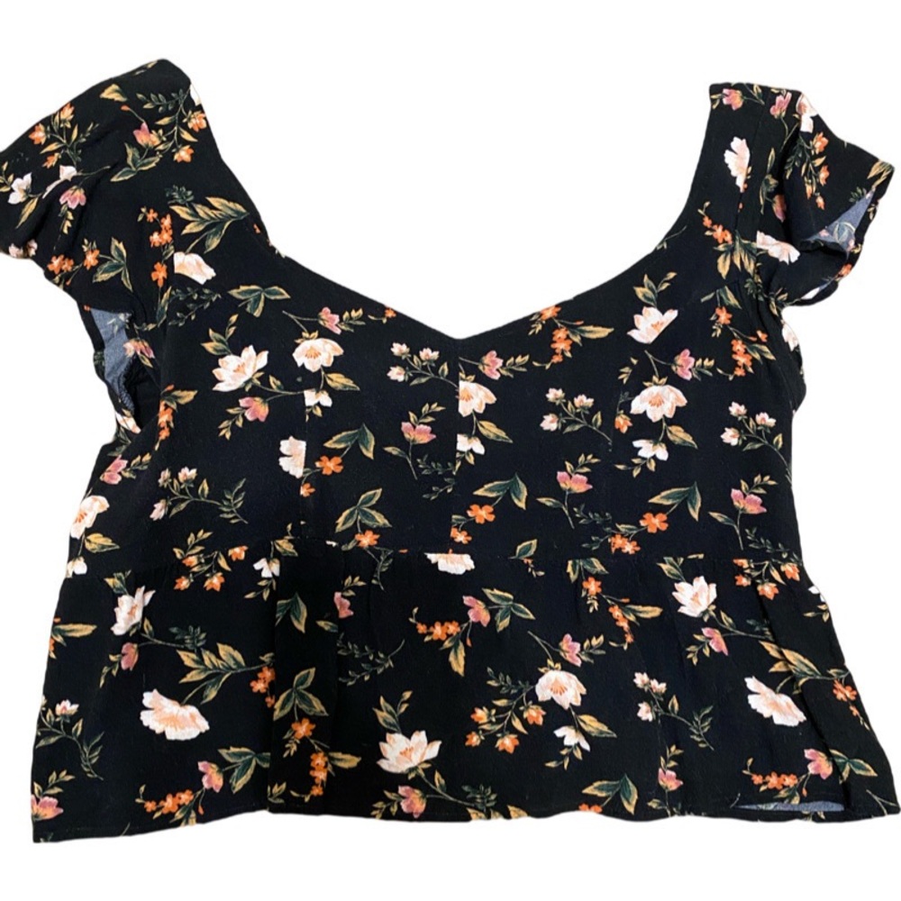 AE black cropped Top